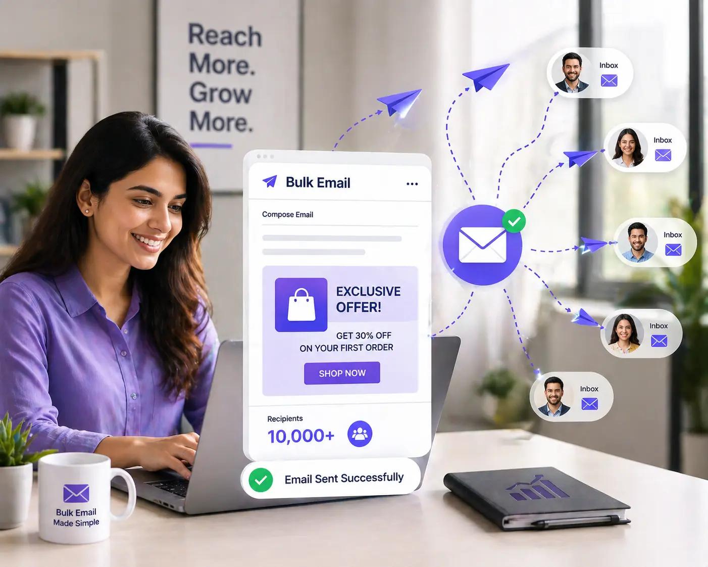Bulk Email hero